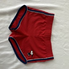Sears Vintage Children's Red Snoopy Shorts Size M 4-5 Waist 38 -44 in