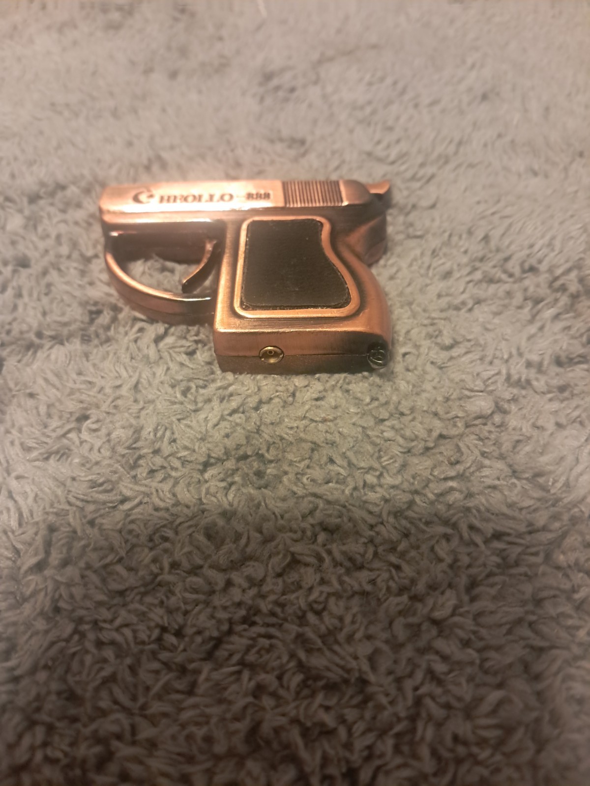 Vintage Unique Heollo 888 Gun Pistol Lighter