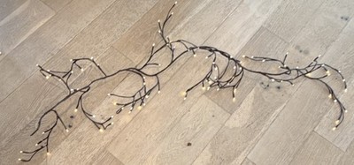 Twiggy Branch LED String Lights USB Powered Warm White Flexible Indoor Brown