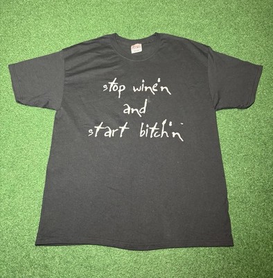 Vintage Ivanabitch Vodka Quit Whinin Start Bitchin Large Alcohol Liquor T Shirt 