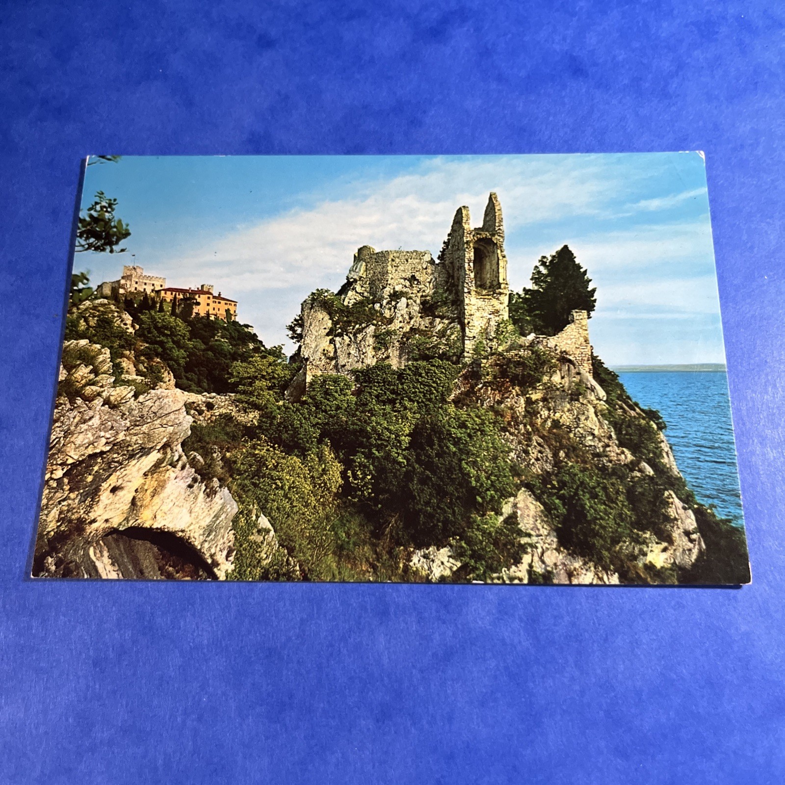 CARTOLINA COLORI COLLEZIONE TRIESTE DUINO - I CASTELLI - VIAGGIATA 1969