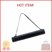 TRANSON Small Poster Tube Storage 17 to 27 Extendable for Documents Blueprints