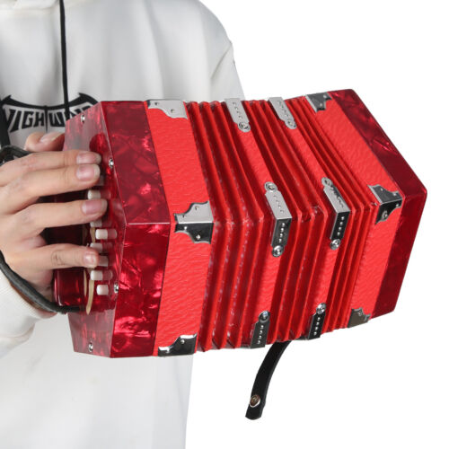 Concertina Accordion Portable Professional For Adults Musical Instrument GFL - Picture 2 of 16