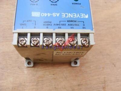KEYENCE AS44005 AS-440-05 Digital Optical Fiber Amplifier Uesd