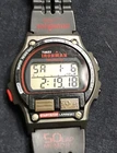 Vtg Timex Ironman Triathlon Watch Men 39mm Black & Red Indiglo 50 Lap 1995