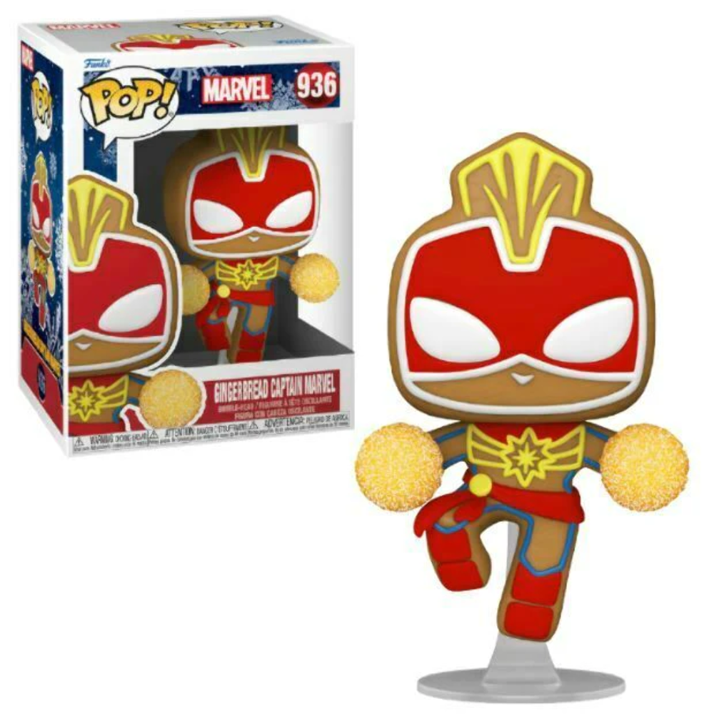 Funko POP! Marvel: Gingerbread Captain Marvel #936 | eBay