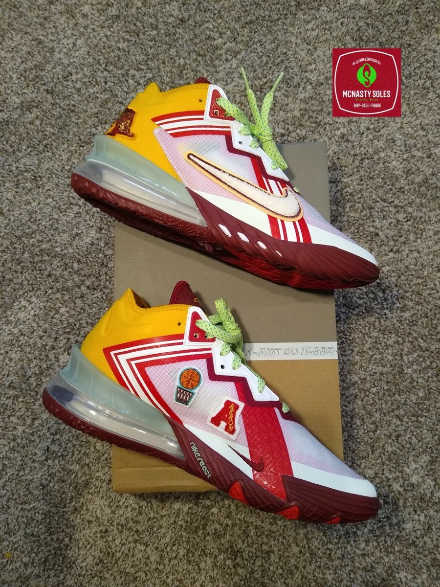 Nike LeBron 18 Low x Mimi Plange Higher Learning Sz 9.5M  display picture 3