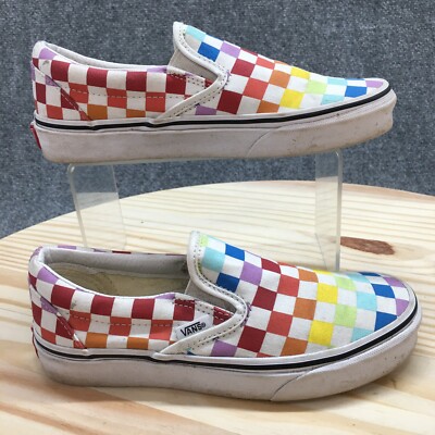 Vans Shoes Mens 4, Womens  5.5 Checkerboard Classic Slip On Sneakers Multicolor Men main image 3