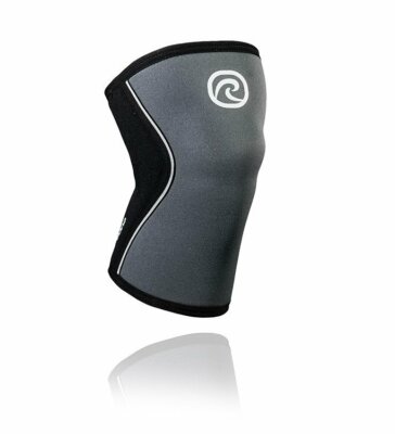 Rehband 105309 RX Kniebandage 5mm CrossFit Weightlifting Steel Grey