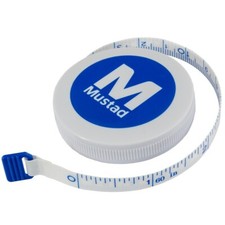 Mustad Retractable Fish Tape Measure / Ruler - 150cm / 60" Max Length - S6097