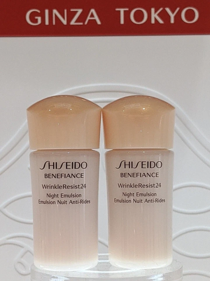 Emulsión Shiseido Benefiance WrinkleResist24 Night - Tamaño de viaje 15 ml / 0,5 OZ  Foto 3 de 4
