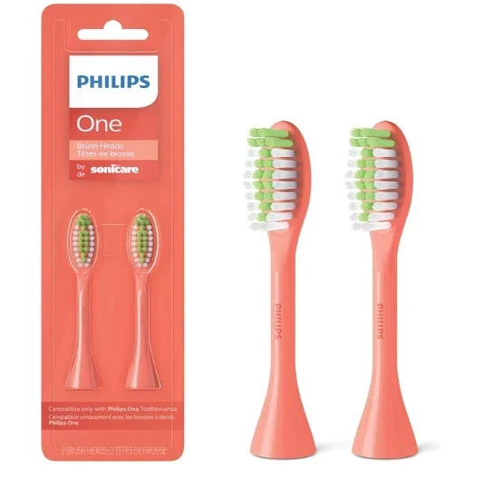 Cepillo de dientes eléctrico Philips One y cabezal de cepillo de Sonicare Miami Orange Coral Foto 3 de 4