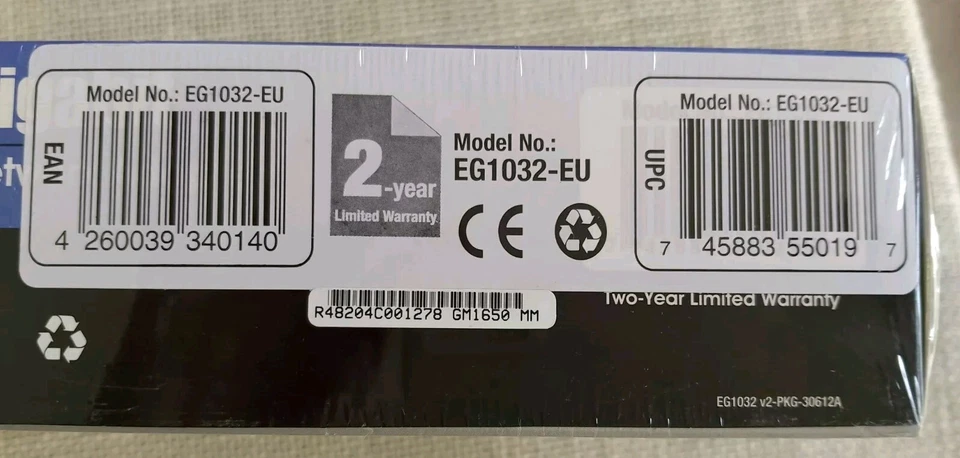 NEW BOXED Linksys EG1032 10/100/1000 Gigabit PCI Network Ethernet Adapter Card - Image 2 of 4