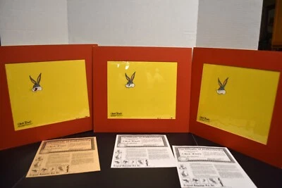 3 Chuck Jones Bugs Bunny, A Connecticut Rabbit... 1978 Animation Prod Cels COA - Image 1 of 4
