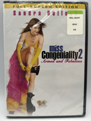 Miss Congeniality Armed And Fabulous 2 DVD Full-Screen Sandra Bullock 2005