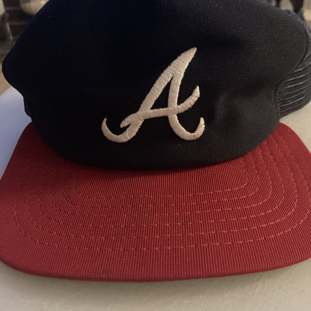 Atlanta Braves New Era Pro Model Vintage Snapback Hat Med Large MLB  Baseball Cap - Main Image