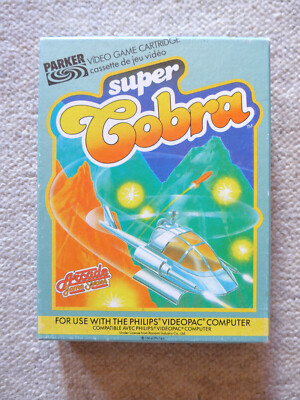 Retro Spiel Super Cobra für Philips Videopac G7000 G7400 Computer Gebraucht