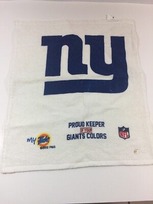 2012 New York Giants Towel Tide 16'' x 14'' Proud Keeper of Your Giants Colors 