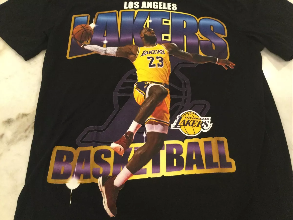 NWOT Limited Edition Rare NBA 2019 L.A. Lakers LeBron King James T Shirt SMALL
