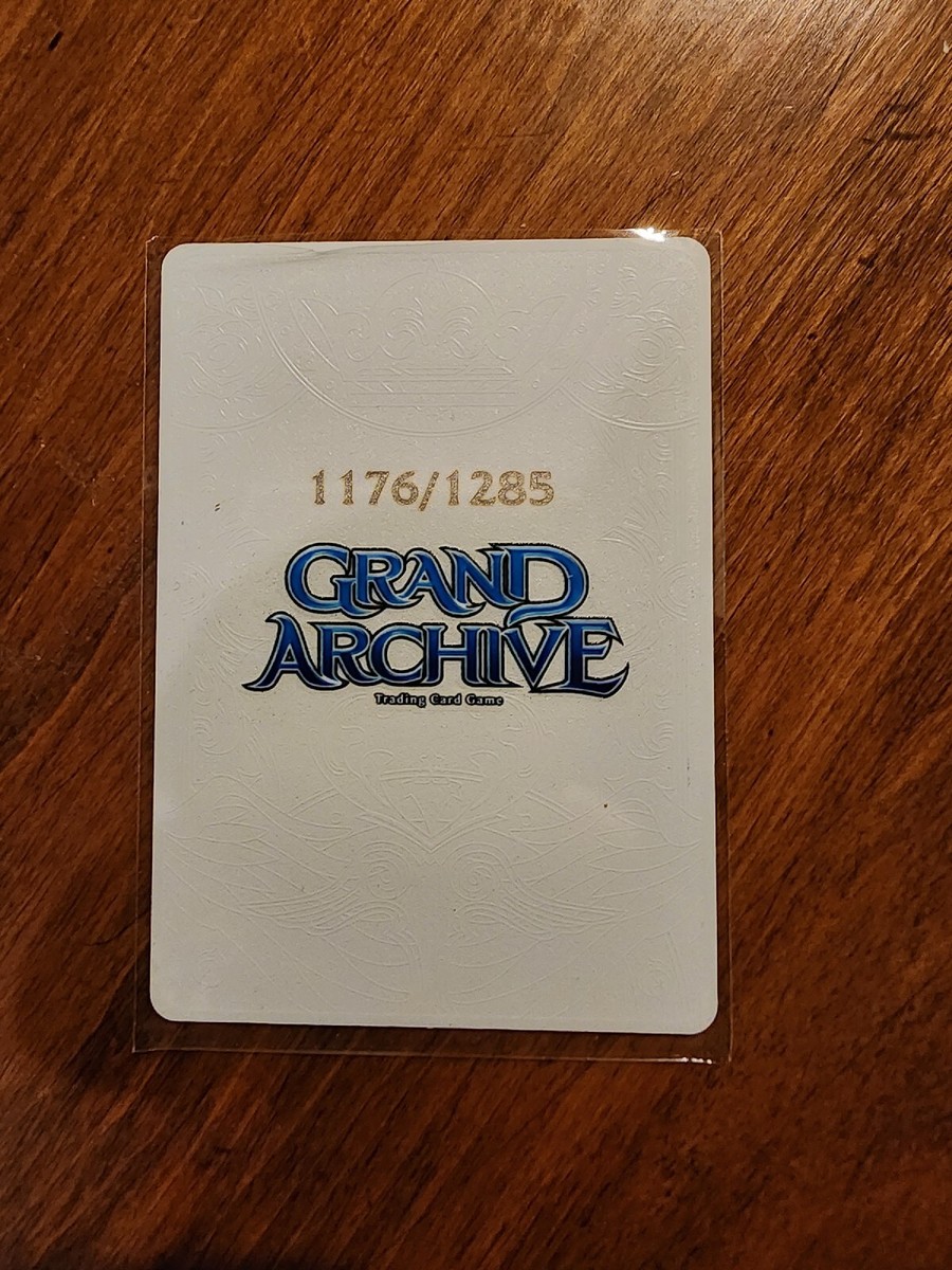 Grand Archive TCG Kickstarter Lorraine Wandering Warrior WHITE