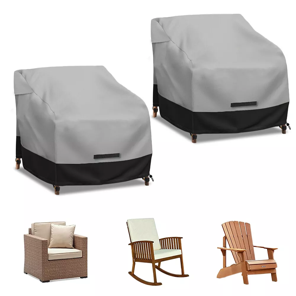 Waterproof Patio Chair Cover Outdoor Furniture Cover for Lawn Deck Garden Yard
