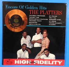 THE PLATTERS ENCORE OF GOLDEN HITS 1960 RE '63 MONO GREAT CONDITION VG /VG  B