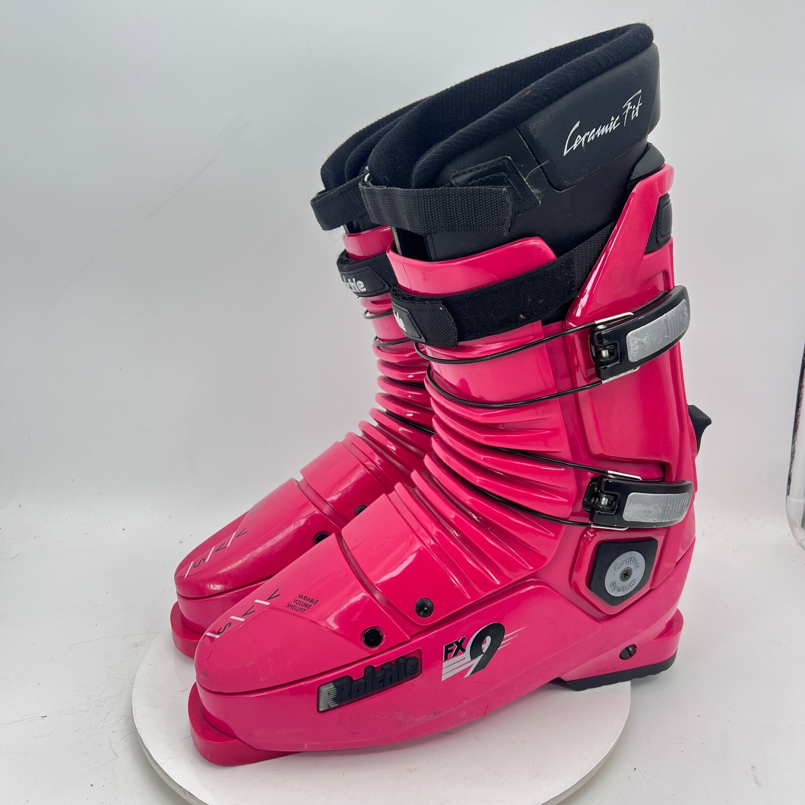 SALOMON Scarpone da sci Raichle Fx9 Ceramic Fit uomo taglia 12 rosso nero volume variabile shellfit