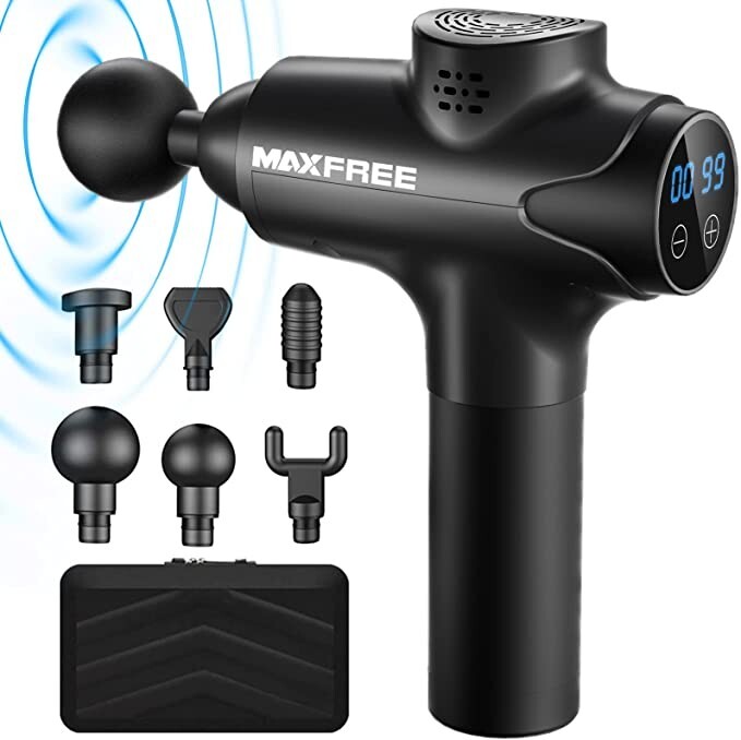 MaxFree Deep Tissue Massage Gun for Muscle Recovery