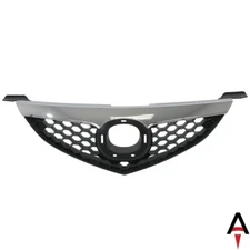 Grille Assembly Chrome Molding w/ Black Honeycomb Insert For 2007-2009 Mazda 3