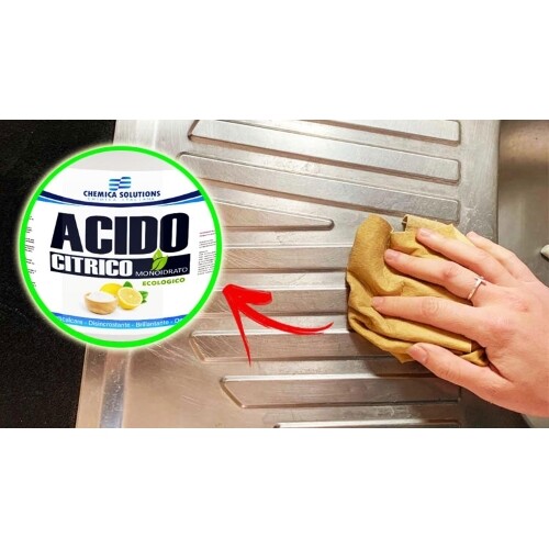Acido Citrico Monoidrato E330 Anticalcare Disincrostante 4x1KG CHEMICA SOLUTIONS - Foto 13 di 16