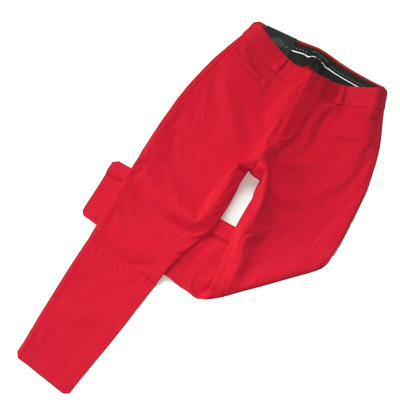 NWT Banana Republic Curvy Sloan Skinny in Red Bi-stretch Slim