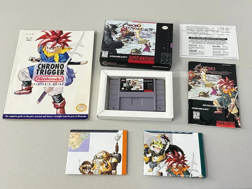 Chrono Trigger (Super Nintendo Snes) Complete Authentic + Player's Guide