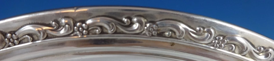 Placa de cargador de plata esterlina Tara de Reed and Barton #X834 (#0882) Foto 2 de 3