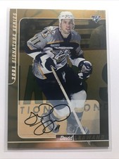 David Legwand 2000-01 ITG BAP Signature AUTO GOLD FOIL SP Predators AUTOGRAPH 