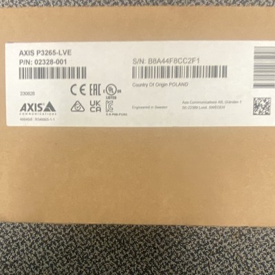Axis P3265-LVE IP/Network Wired Color Dome Camera Brown MPN 02328-001