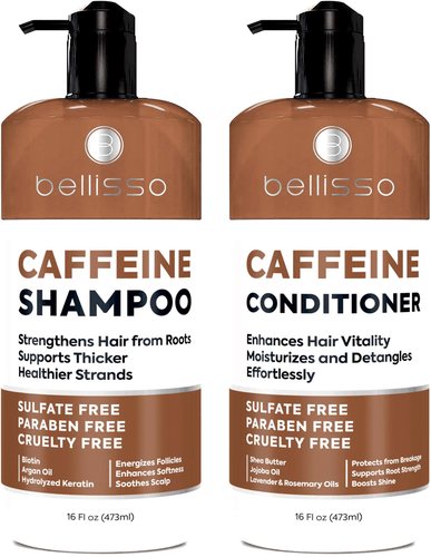 Koffein Shampoo und Conditioner Set Volumizing Boosting für Frauen Männer feines Haar - Bild 1 von 7
