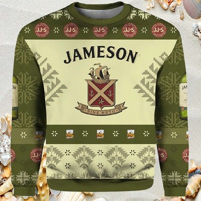 Jameson Irish Whiskey Christmas Sweater