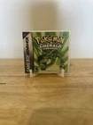 Pokemon Emerald Version REPLACEMENT Case - GBA Game Boy Advanced NO GAME