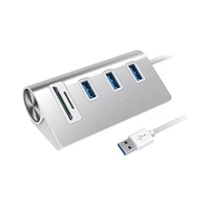 Rocketek HC422 USB 3.0 x 3 Hub with SD TF Card Reader Adapter