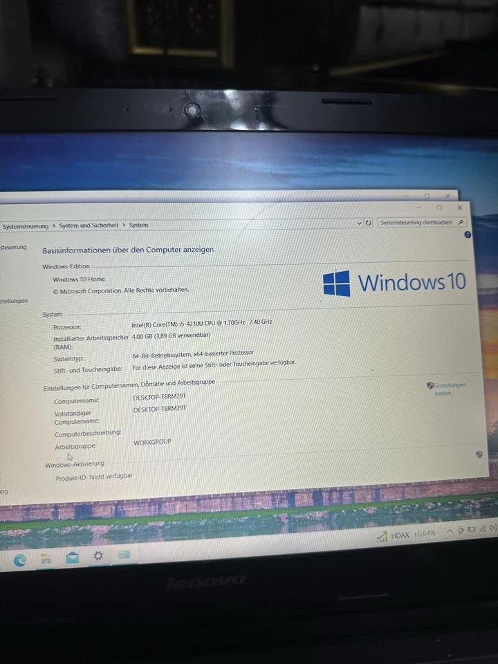 Lenevo Laptop - Bild 2 von 3