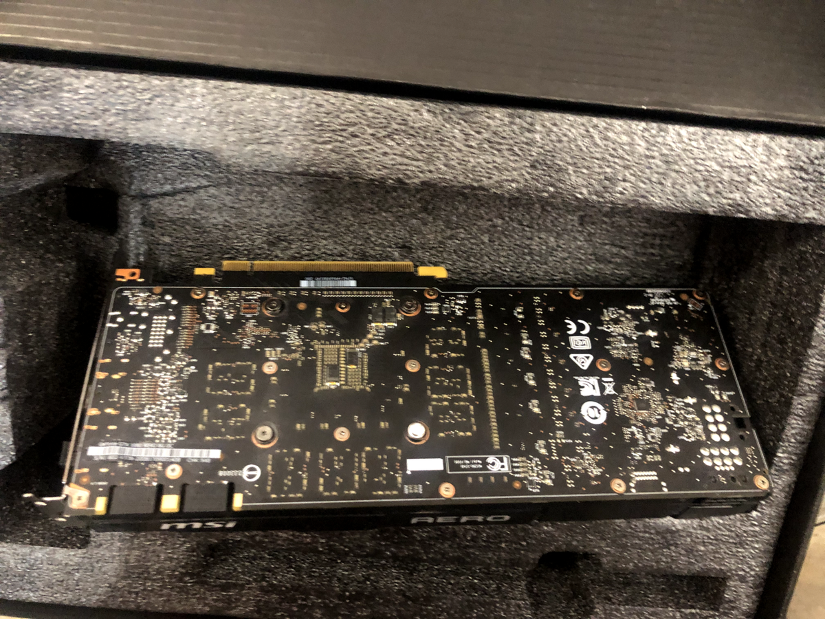 MSI GeForce GTX 1070 AERO ITX 8G OC 8GB GDDR5 Graphics Card for