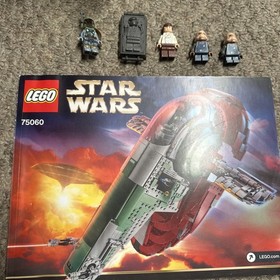 lego star wars 75060 slave 1 99% complete with boba fett and han solo carbonite