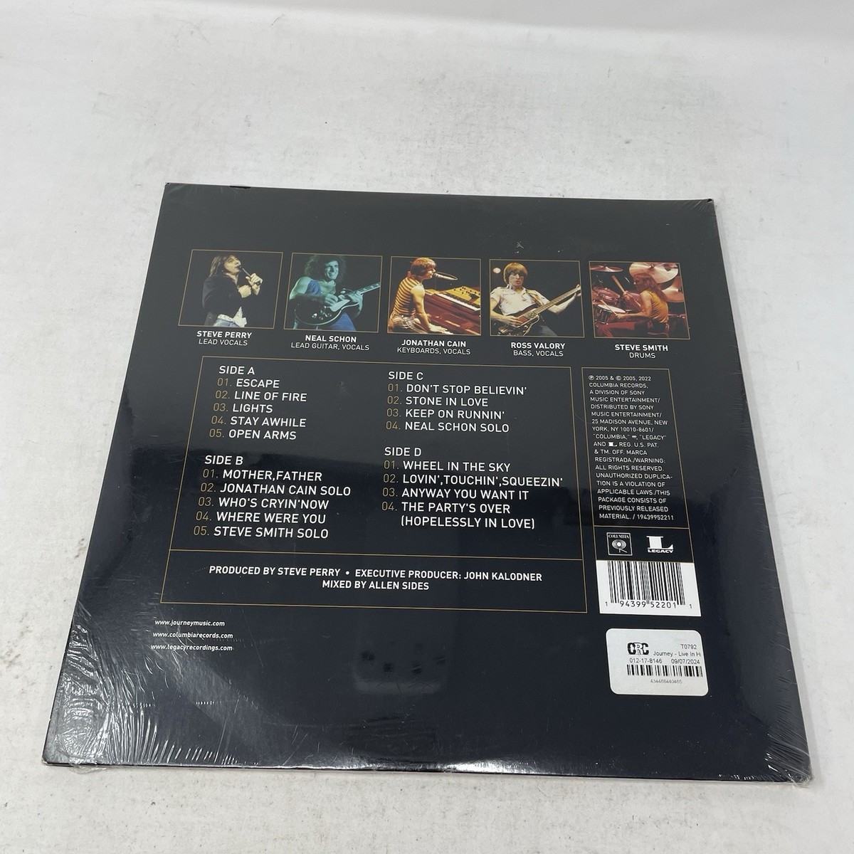 米2LP Journey Live In Houston 1981 Escape Tour 19439952211 Columbia, Legacy /00660 2LP JOURNEY Live In Houston 1981 19439952211 Columbia, Le US