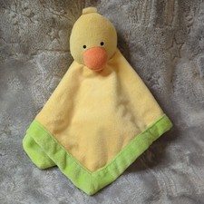 Yellow Duck Duckling Lovey Plush Baby Security Blanket Tiddliwinks