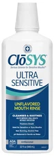 3pk CloSYS Ultra Sensitive Mouthwash, Unflavored Alcohol Free, Dye Free, pH