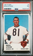 1961 FLEER #9 DOUG ATKINS PSA 7