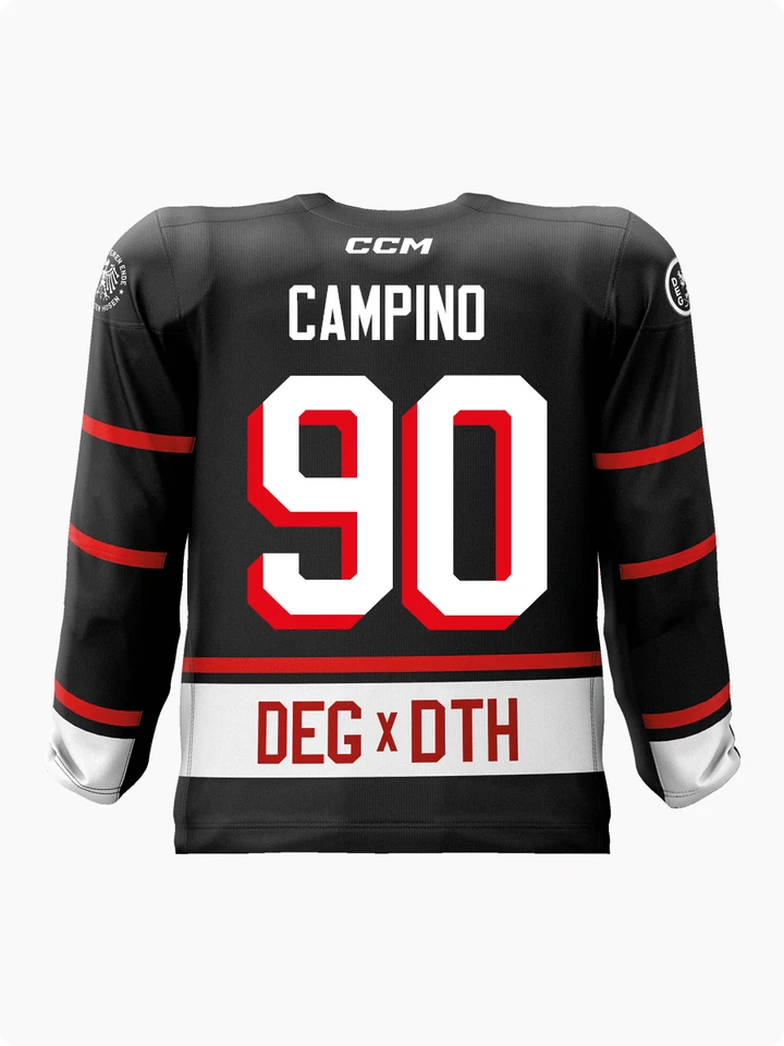 ORIGINAL Die Toten Hosen DÜSSELDORF Eishockey Trikot Campino 90 Tote DEG Jersey - Bild 2 von 2