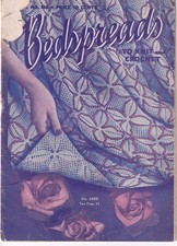 BEDSPREADS To knit and Crochet Book No.186 1942