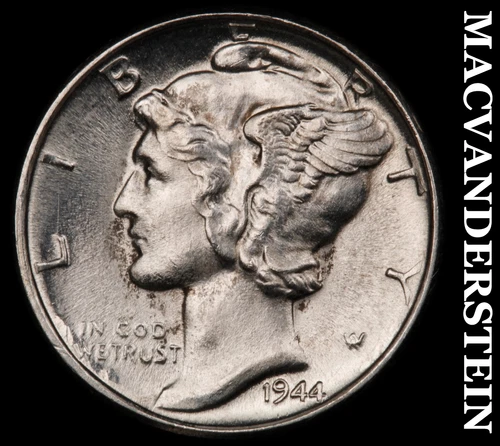 1941-D Mercury Dime- Silver- Choice Gem Brilliant Uncirculated No Reserve #J602