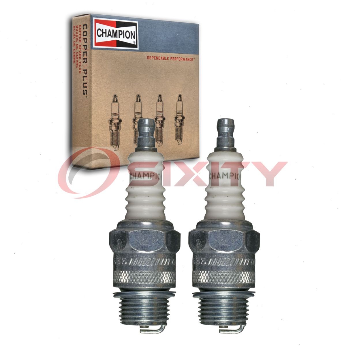 2 pc Champion Industrial 523 Spark Plugs for D23 C88L 92231 86 388 2910 eb